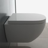 thumbnail of Alpenberger Toilette mit Geberit Spülkasten und Drückerplatte | Spülrandloses Hänge WC mit Bidet Funktion | Dusch WC mit WC Sitz | Vorwandelement WC