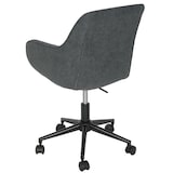 thumbnail of Bürostuhl | HxBxT 87x58x58 cm | Sitzhöhe 46cm | Stoff/Textil mit Armlehne | Anthrazit | Drehstuhl Schreibtischstuhl Lehnstuhl