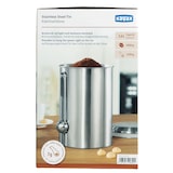 thumbnail of Kaffeedose Edelstahl 1kg Behälter mit Löffel
