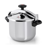 thumbnail of Orbegozo olla a presión acero inoxidable HPL 4070, 4 L, triple sistema de seguridad, regulación presión, apta todo tipo de fuegos, diámetro 20 cm