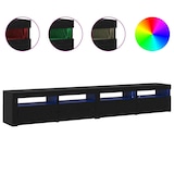 thumbnail of vidaXL TV-Schrank-Set 3 pcs Schwarze Eiche 240 x 35 x 40 cm