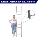 thumbnail of PROREGAL Sprossen-Anlegeleiter ATLAS | ohne Traverse | 9 Sprossen | Arbeitshöhe 3,47m | Traglast 150kg