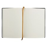 thumbnail of Clairefontaine 3x Flying Spirit, Notizbuch A5 mit Fadenbindung und glattem Ledereinband, schwarz, 90 Blatt 90g liniert - Schwarz 102946C