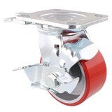 thumbnail of WAGNER Schwerlastrolle soft DIRECTION LOCK 3in1 - Ø 100 mm, Gusseisen, Einspritzdüsen, Bremse, Tragkraft 230 kg-04011401