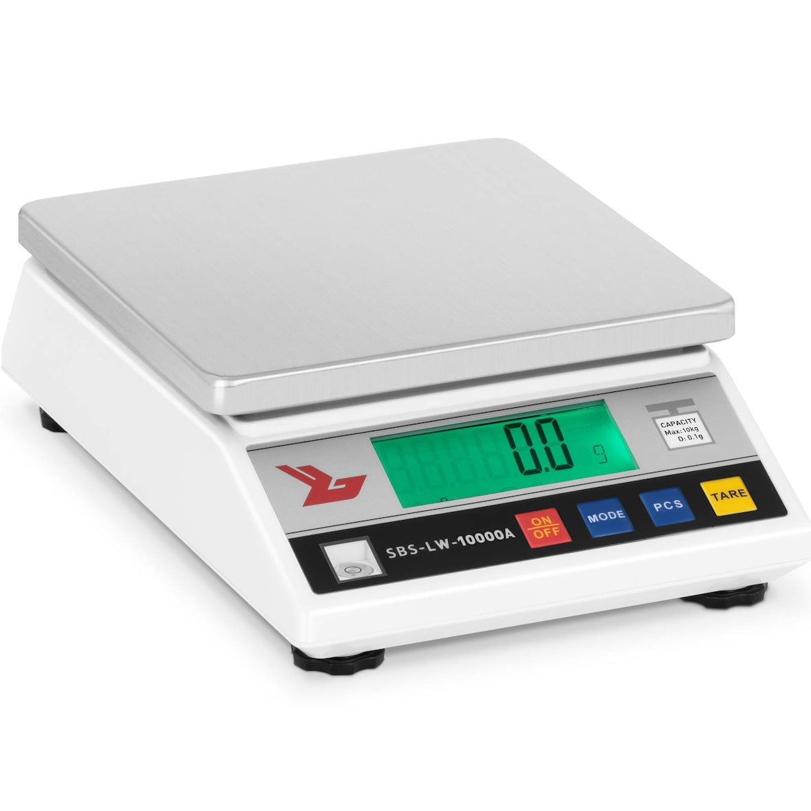 Steinberg Systems - Steinberg Systems Balance de Precision Professionnelle Balance Digitale SBS-LW-10000A (10.000 g / 0,1 g, Surface de pesée 18 x 18