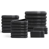 thumbnail of DoubleDry Handdoeken 30-delig set - Hotel kwaliteit 500 g/m2 - Antraciet