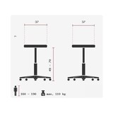 thumbnail of Topstar Wellnessstuhl / Hocker SITNESS HIGH BOB chrom /  schwarz