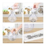 thumbnail of Relaxdays Reinigungsperlen, 1000 Stück, Edelstahl, Reinigung von Flaschen, Karaffen, Dekanter & Vasen, Putzperlen silber