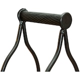 thumbnail of Porta bottiglie in ferro battuto finitura nera anticata