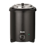 thumbnail of Zuppiera elettrica professionale in acciaio inox da 5,4 litri, nera, 300 W, 220 V - MONO