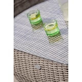 thumbnail of Salon de jardin 5 places en résine tressée ronde grise - PVC-ISA-SALON