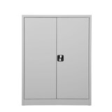 thumbnail of PROREGAL Flügeltürenschrank Badger | 2 Fachböden | Eurolock Griff Sockel | HxBxT 120x92x42 cm | Grau | Lackiert