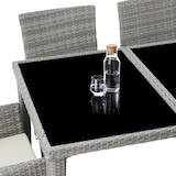 thumbnail of tectake Conjunto de ratán y aluminio MENORCA  Gris Claro