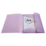 thumbnail of Exacompta  Cod. 55279E - Cartella 3 lembi personalizzabile con elastici Kreacover Pastel in Ppl traslucido - 24x32cm col. assortiti- Conf. da  25 pz.