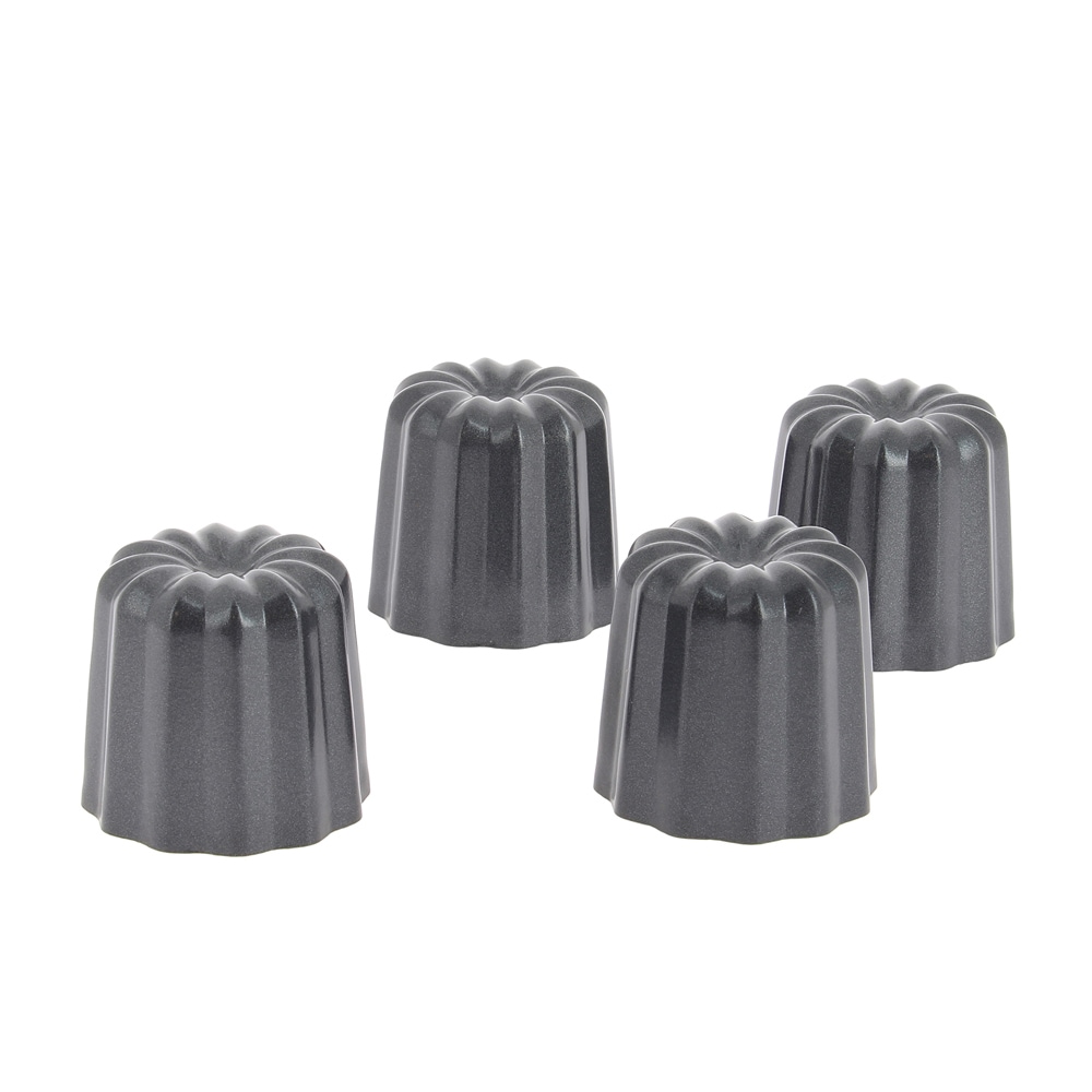 DE BUYER geriffelte Form Antihaft-Stahl rund 5.5 cm x 4