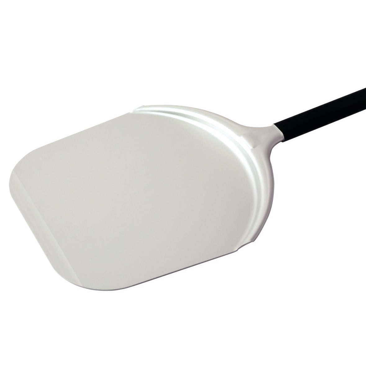 METRO PROFESSIONAL Pizzaschep, geanodiseerd aluminium, 33 x 150 cm, met lang handvat, zilver/zwart