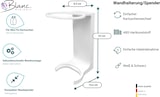 thumbnail of Robuster Spender für Mini Fix Handhygiene 300 ml Flaschen, Wandhalterung verschied. Farben 2x