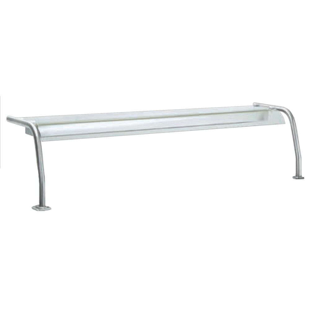 Glas-sb-shelf led-beleuchtung und heizung auf 1 ebene - 1200x205x360 mm - 900 W 230/1V - 10396400 Eurast