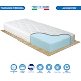 thumbnail of Materasso waterfoam alto 19cm modello Norvegia, per letto singolo 80x190, antiacaro e anallergico - Comprarredo