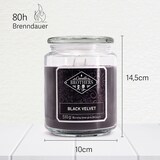 thumbnail of Black Velvet Duftkerze Candle Brothers, Kerze im Glas, 2 Dochte, 510g, 100h Brenndauer, Raumduftkerze