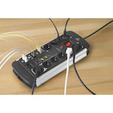 thumbnail of Renkforce 1015A-CMB-SXMS Master/Slave-Steckdosenleiste 10fach Schwarz, Aluminium Schutzkontakt 1 St.