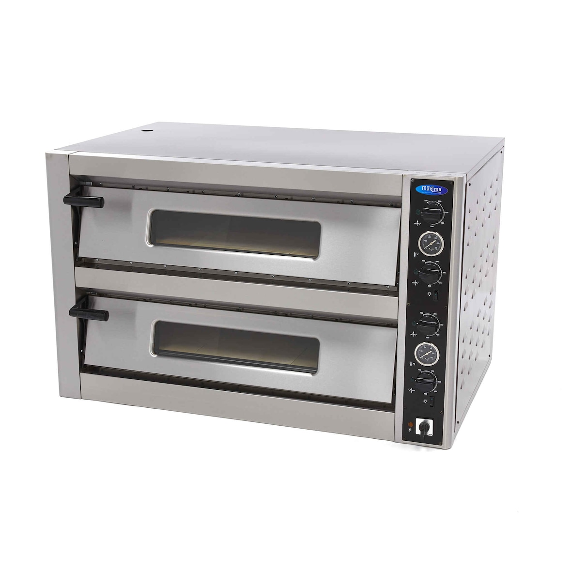Forno para pizzas - com capacidade para 12 pizzas de Ø30 cm - de dois andares
