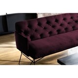 thumbnail of KAWOLA Esszimmerbank CHARME Velvet purple 206cm