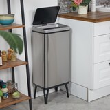 thumbnail of Relaxdays Mülleimer Sensor, 60 l, elektrischer Deckel, Müllbeutelhalter, Küchenmülleimer, Abfalleimer, Edelstahl, silber