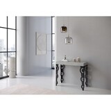 thumbnail of Ausziehbare Konsole 90x40/300 cm Karamay Premium Cement Anthrazitrahmen