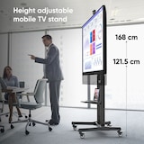 thumbnail of ONKRON Soporte Pie TV con Altura Regulable para pantallas de 50 a 90 pulgadas, hasta 90 kg, Inclinado, VESA máximo 800x600, TS1891-B Negro