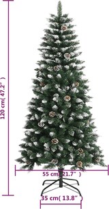 thumbnail of vidaXL Künstlicher Weihnachtsbaum mit Ständer Grün 120 cm PVC