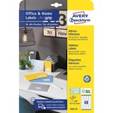 thumbnail of Adress-Etiketten permanent, weiß, 45,7 x 21,2 mm, ultragrip, bedruckbar,