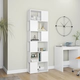thumbnail of vidaXL Boekenkast roomdivider wit 60x24x186 cm
