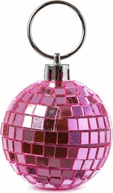 thumbnail of Weihnachtsbaumschmuck Discokugel Spiegelkugel Baumkugel D: 5cm rosa