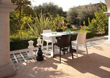thumbnail of Sedia Rome bianca in polipropilene, impilabile. Marchio Grandsoleil. 52x54x81