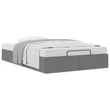 thumbnail of vidaXL Ottoman-Bett ohne Matratze Dunkelgrau 120x190 cm Stoff