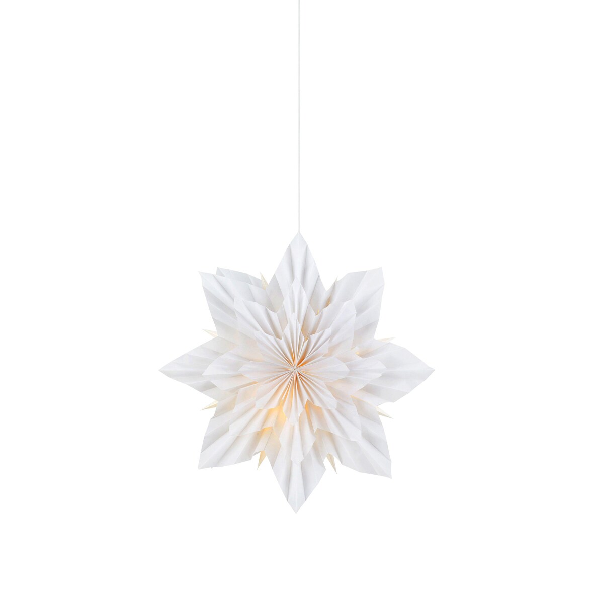 Markslöjd-NEELA Hängestern weiss, ø 45 cm, inkl. Zuleitung 350 cm mit EIN/ AUS- Schalter,E14, 230V,MPN705836
