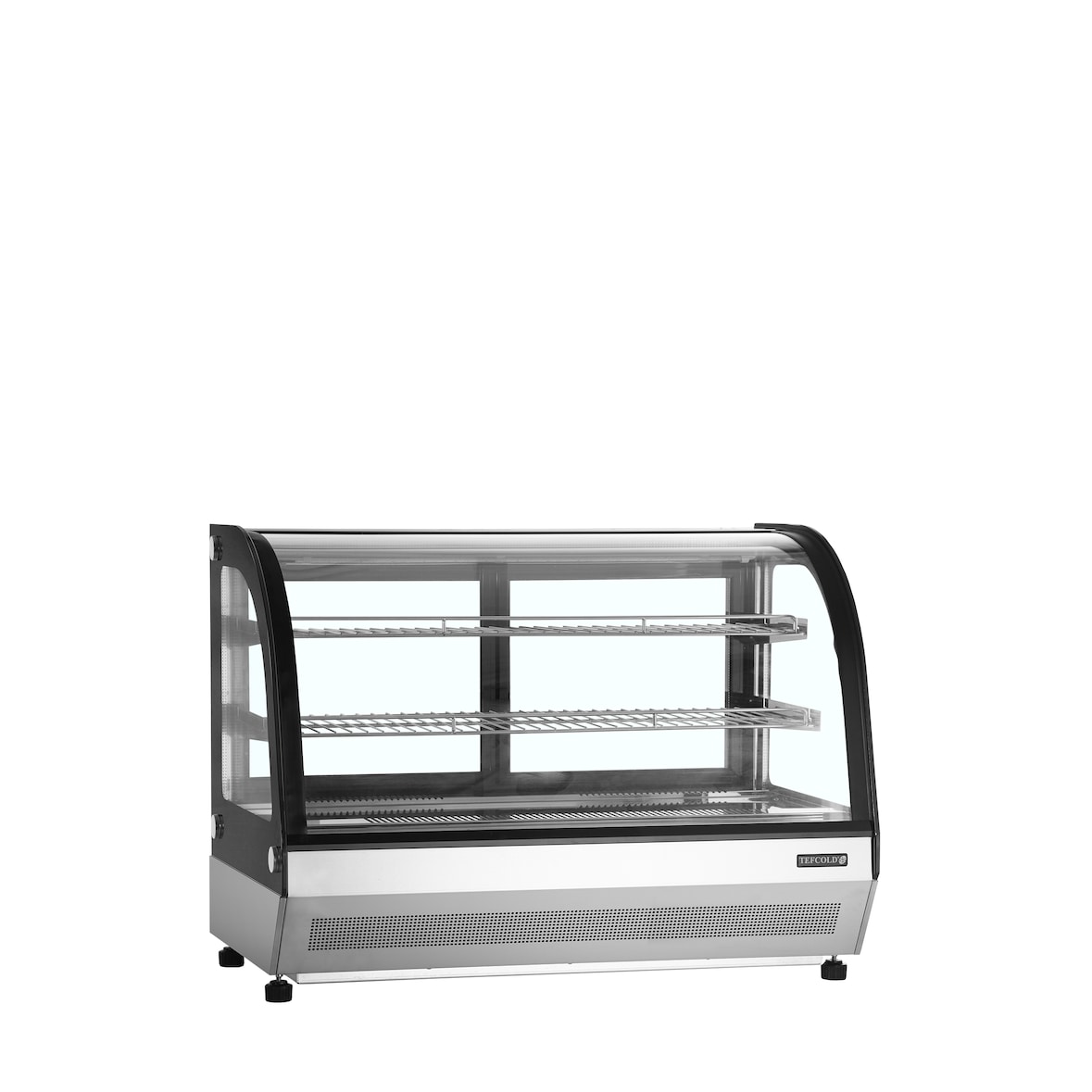 Vitrine réfrigérée incurvée - 78L | Tefcold - LCT900C/BLACK - LED