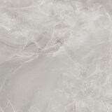 thumbnail of Restootab - Tischplatte 70x70 Dekor Marmor perla Kanten messingfarben