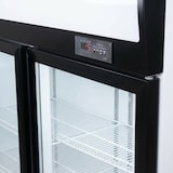 thumbnail of Romux® Glastürkühlschrank MB 1150 Liter 3 Türen Belüftet | Professioneller Getränkekühlschrank mit Glastür & LED