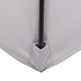 thumbnail of Outusnny Ombrellone da Giardino con Palo Centrale Φ196cm Grigio Chiaro