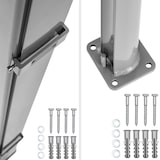 thumbnail of tectake Aluminium windscherm uitschuifbaar met oprolmechanisme - 180 x 300 cm, grijs - 401527