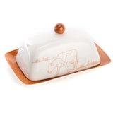 thumbnail of Butterdose Diane - Weiß Rechteck Porzellan Amadeus 12x19 cm