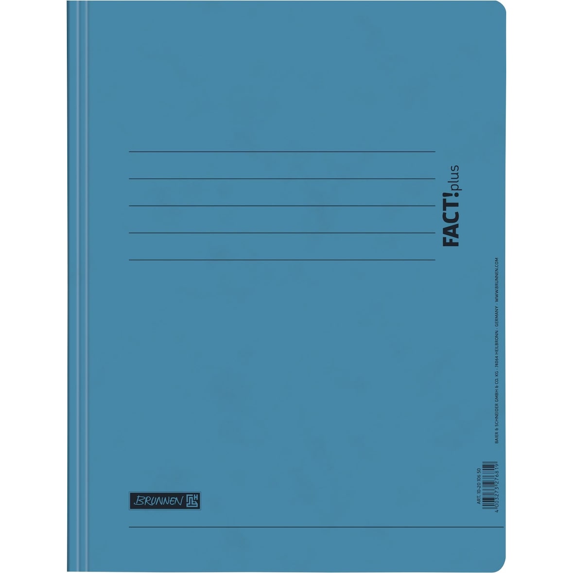 BRUNNEN Papp-Schnellhefter FACT!plus türkis