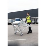 thumbnail of PROREGAL Arbeitspodest fahrbar | Stufenbreite 80cm | 5 Stufen | Aluminium geriffelt | Rutschfeste Kunststoffschuhe