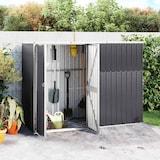 thumbnail of Abri à outils de jardin anthracite 225x89x161cm acier galvanisé Modèle AbriPanorama 18