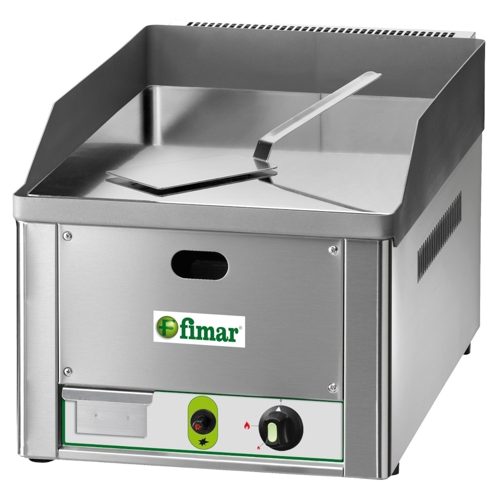 Gas Griddleplatte Frytop - FIMAR - FRY1LMC - Glatt/Verchromt