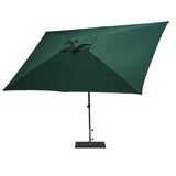 thumbnail of Ombrellone da Giardino 3x2m Palo in Alluminio Effetto Legno Tessuto Poliestere Trend Wood Verde