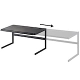 thumbnail of Yamazaki Küchenregal Standregal Arbeitsplatte schwarz Metall ausziehbar 54-92x25x22cm "TOWER"