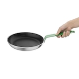 thumbnail of Hygiplas Teflon Platinum Plus anti-aanbak koekenpan 200mm groen handvat